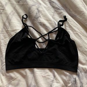 Black bralette